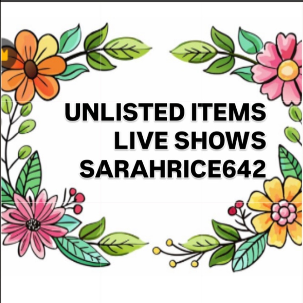 UNLISTED ITEMS LIVE SHOWS ONLY